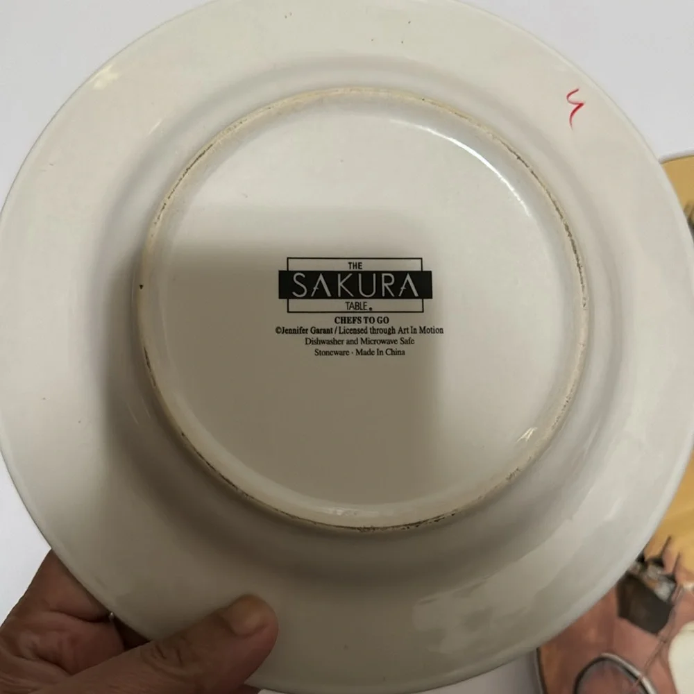 Sakura Chef Dessert plates